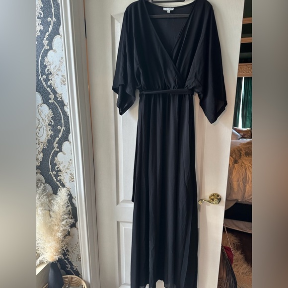 Black Baltic Born chiffon dress - Picture 2 of 10